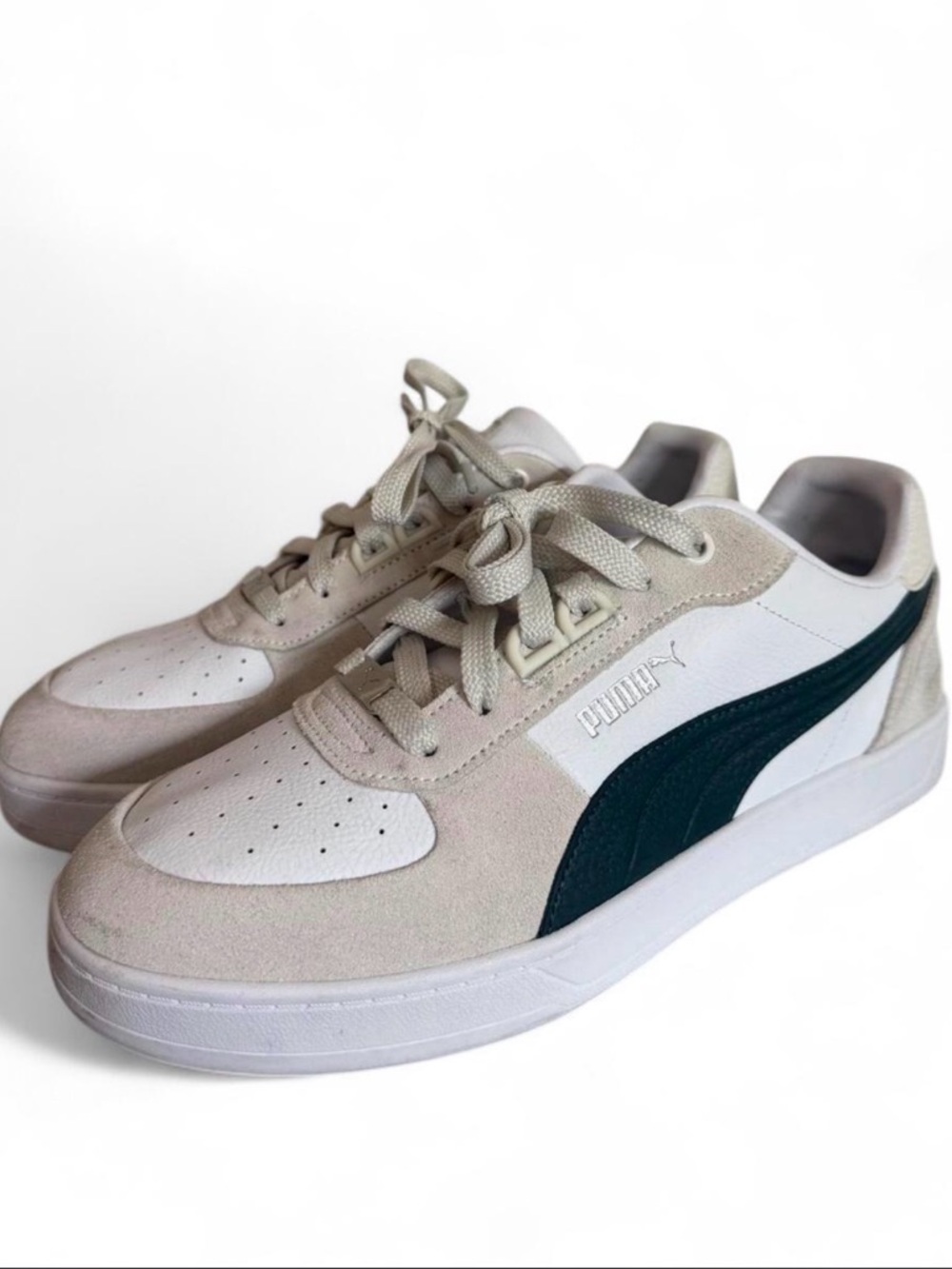 PUMA Caven 2.0 Lux SD Men’s Sneakers in Vapor Gray-Dark Myrtle